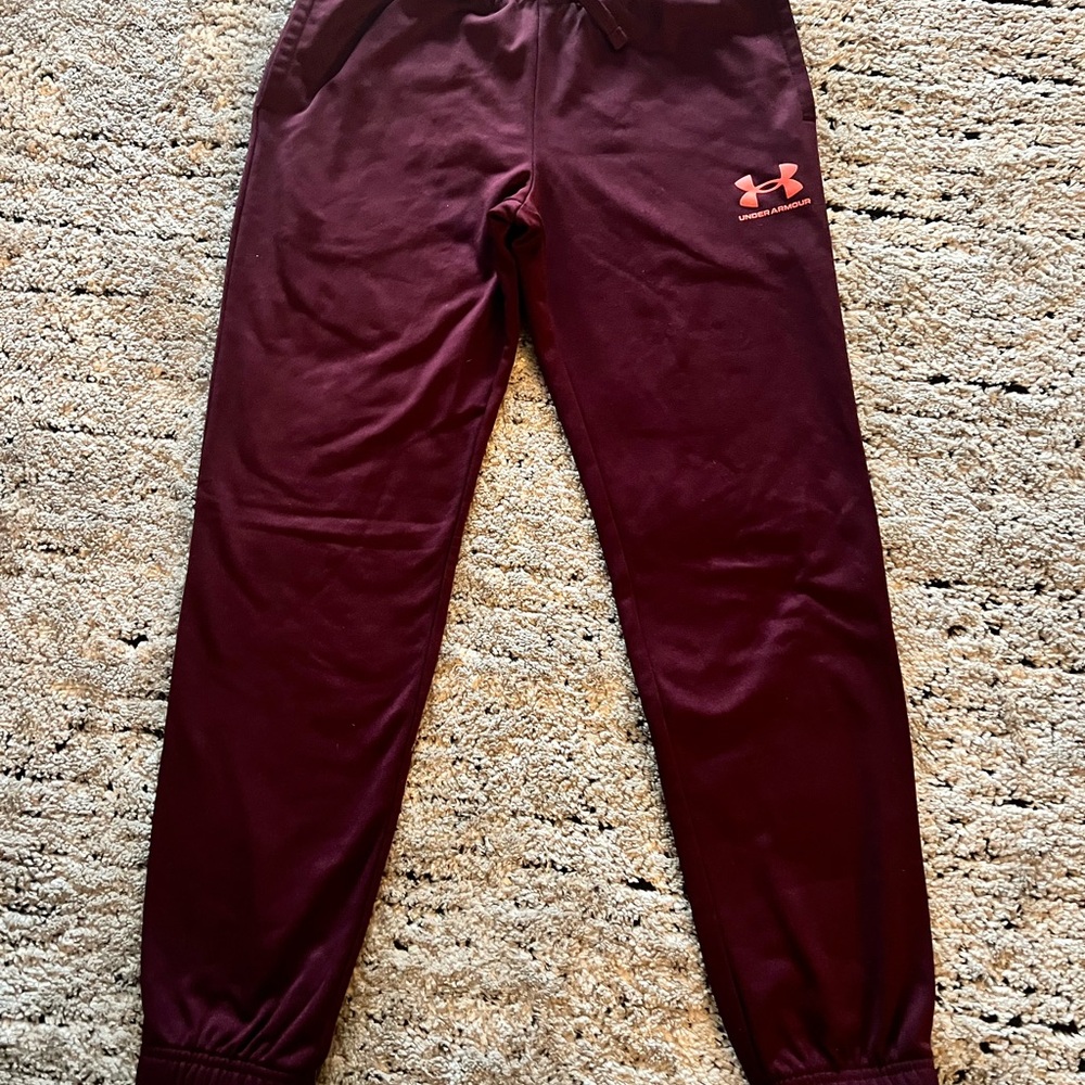 Under Armour Kids' Maroon Joggers